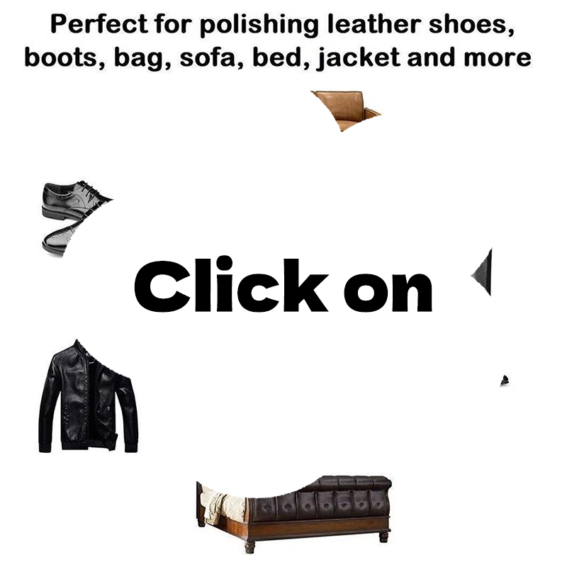 Leather Shoe Polish - Robustes Bürsten-Set aus Pferdehaar zum Reinigen