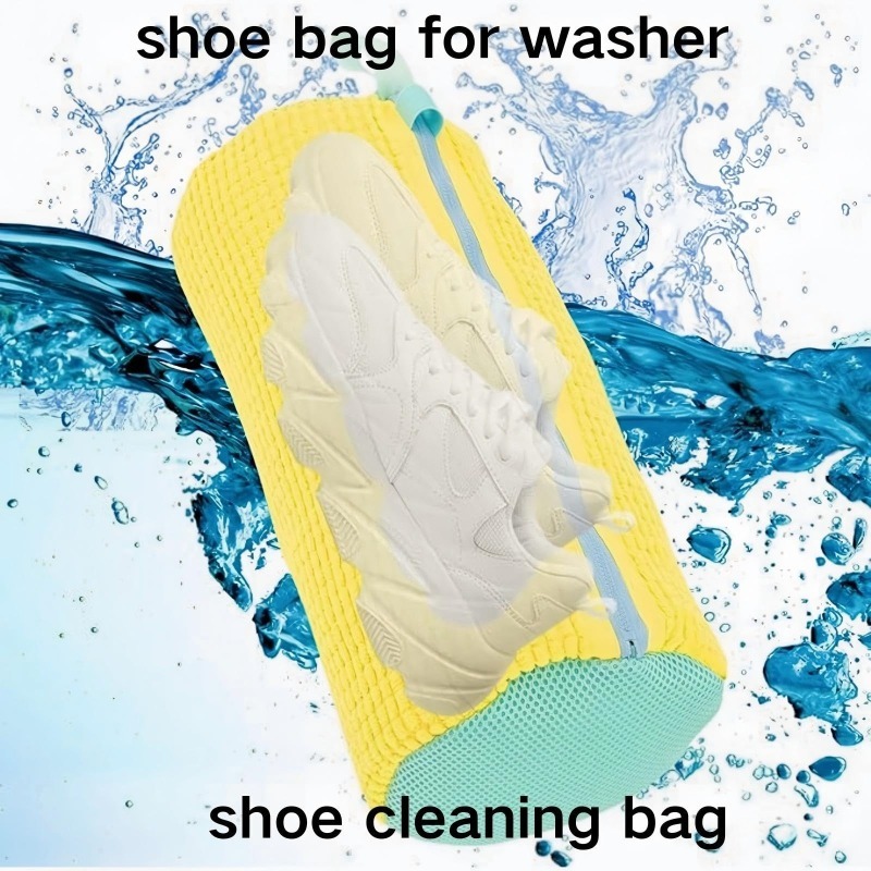 Shoe Cleaning Brush - Wäschesäcke Schuhwaschbeutel mit Reißverschluss - Wäschesack