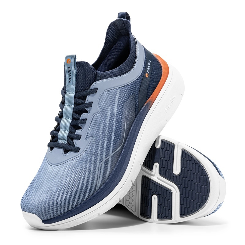 Sneaker Box - FitVille Herren-Wanderschuhe mit breiter Zehenbox, wasserabweisende