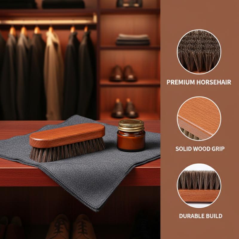 1 Stück Holz-Schuhbürste mit P – Leather Shoe Polish Bewertung und Preis