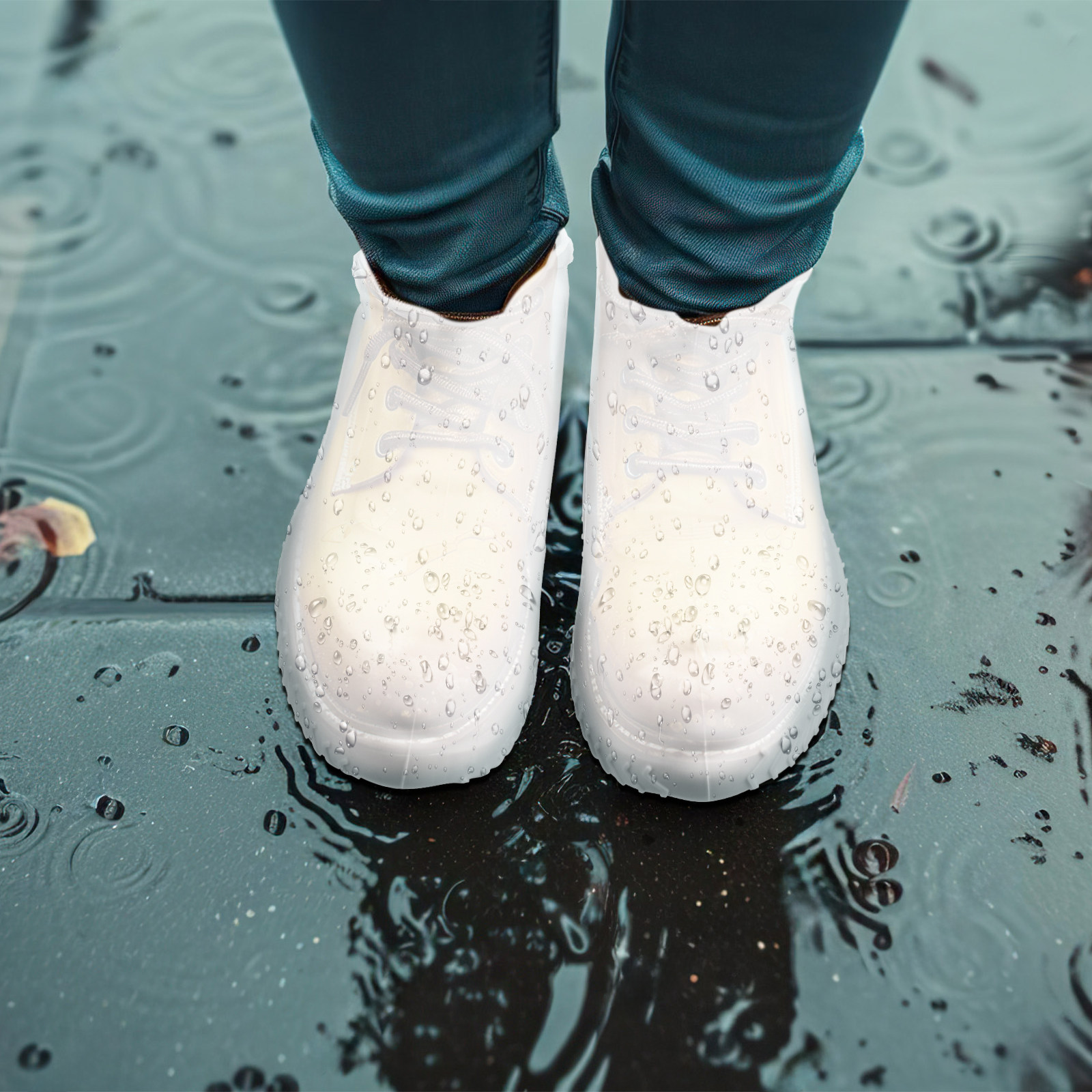 2 Paar weiße, wasserdichte Sch – Sneaker Protector Bewertung und Preis