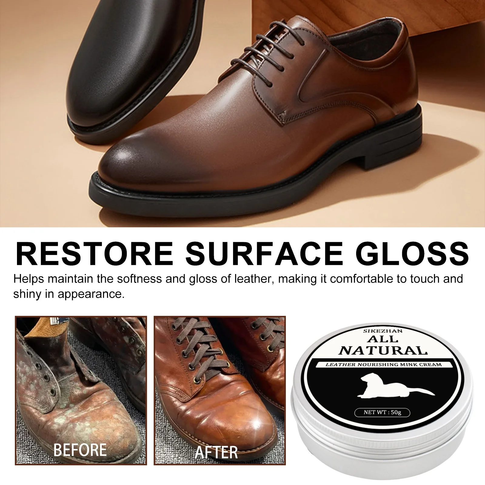 SIKEZHAN Leder-Sofa-Reiniger,  – Leather Shoe Polish Bewertung und Preis